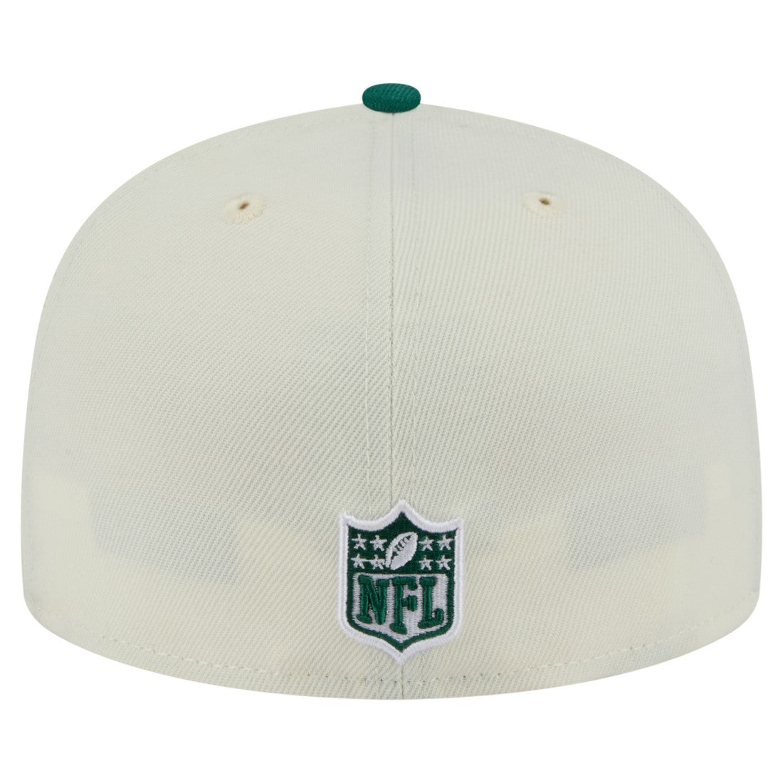 New York Jets New Era Main 59FIFTY Fitted Hat - Cream/Green for sale