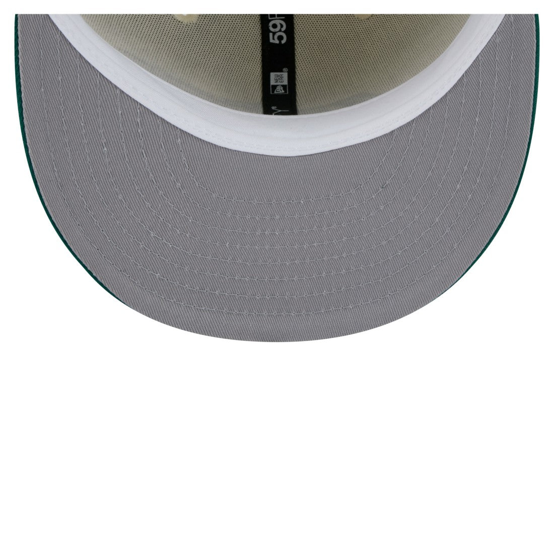New York Jets New Era Main 59FIFTY Fitted Hat - Cream/Green for sale