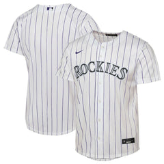 Colorado Rockies Youth Home Replica Jersey White