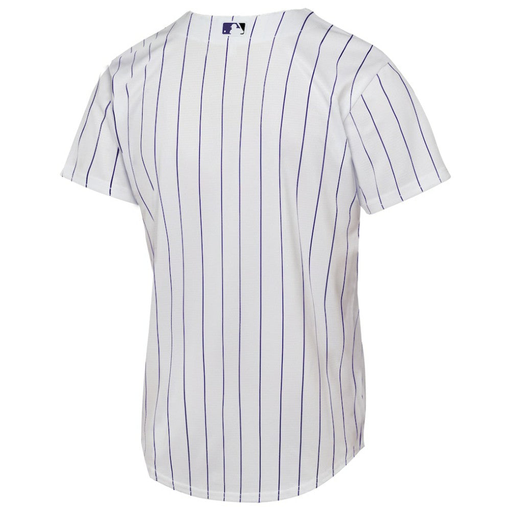 Colorado Rockies Youth Home Replica Jersey White