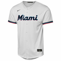 Miami Marlins Youth Home Replica Jersey White