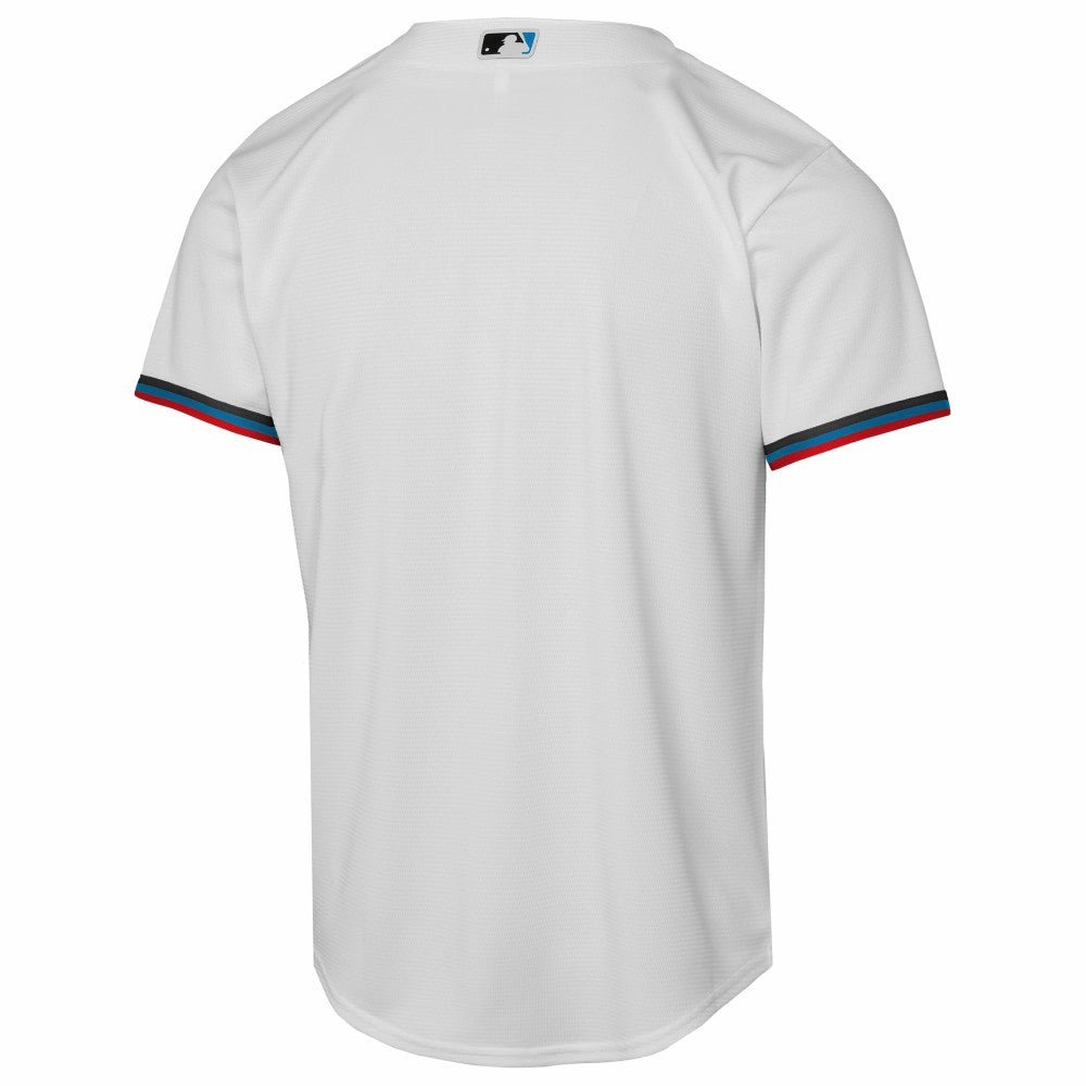 Miami Marlins Youth Home Replica Jersey White