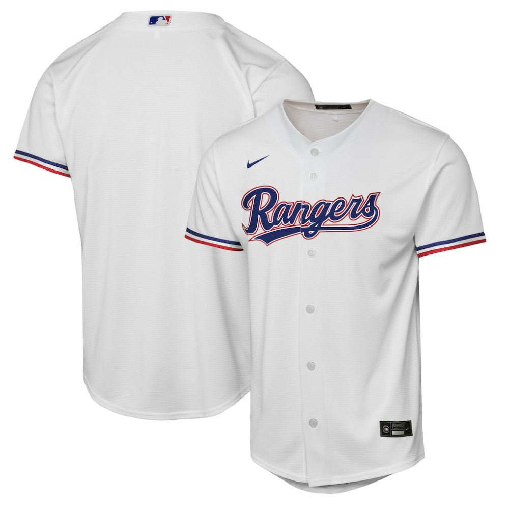 Texas Rangers Youth Home Replica Jersey White