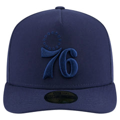 Philadelphia 76ers Colorpack A-Frame Pinch Front 59FIFTY Fitted Hat - Navy outlet