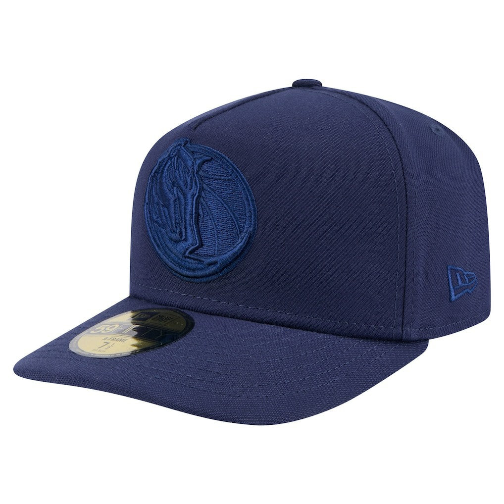 Dallas Mavericks Colorpack A-Frame Pinch Front 59FIFTY Fitted Hat sale - Navy discount