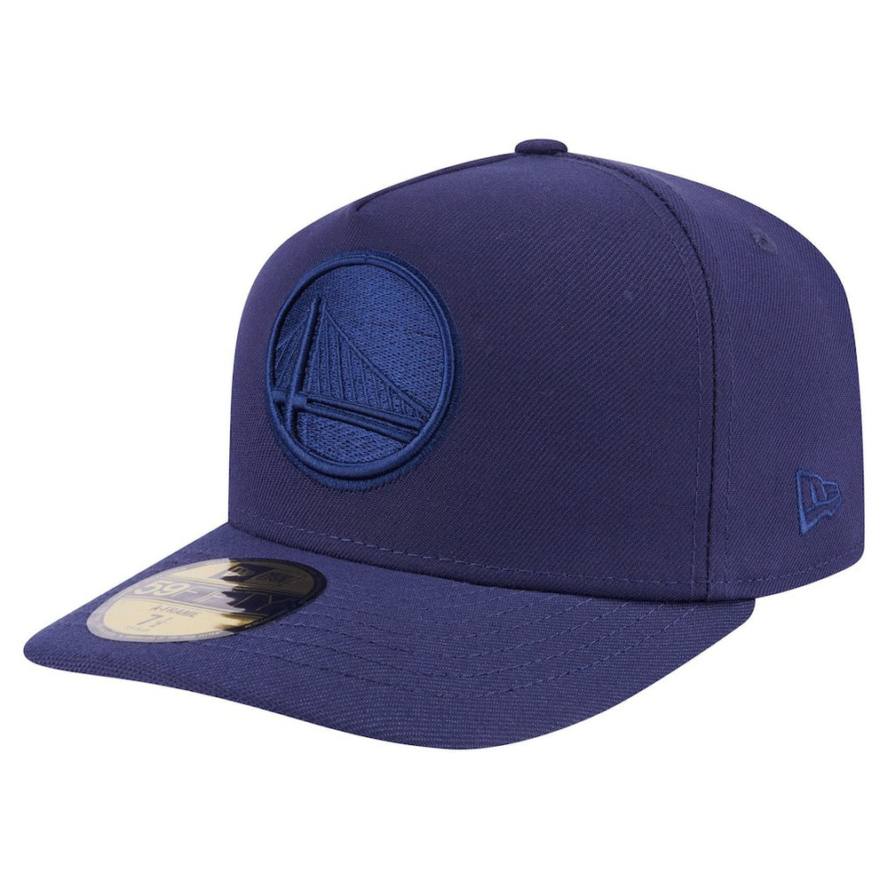 Golden State Warriors Colorpack A-Frame Pinch Front 59FIFTY Fitted Hat sale - Navy shop