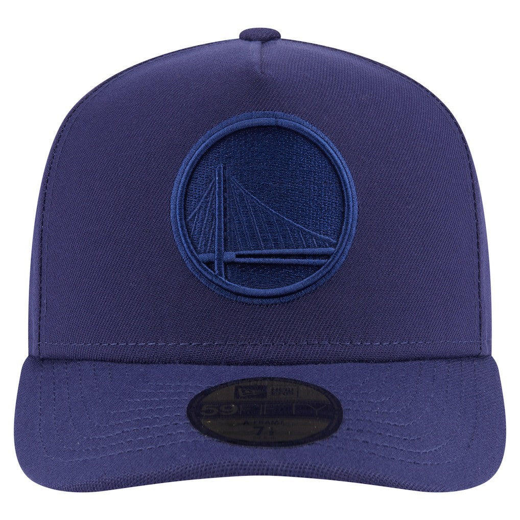 Golden State Warriors Colorpack A-Frame Pinch Front 59FIFTY Fitted Hat sale - Navy shop