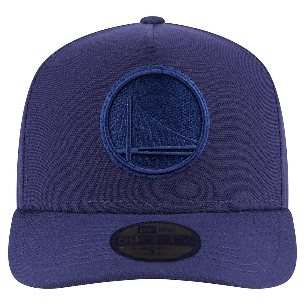 Golden State Warriors Colorpack A-Frame Pinch Front 59FIFTY Fitted Hat sale - Navy shop