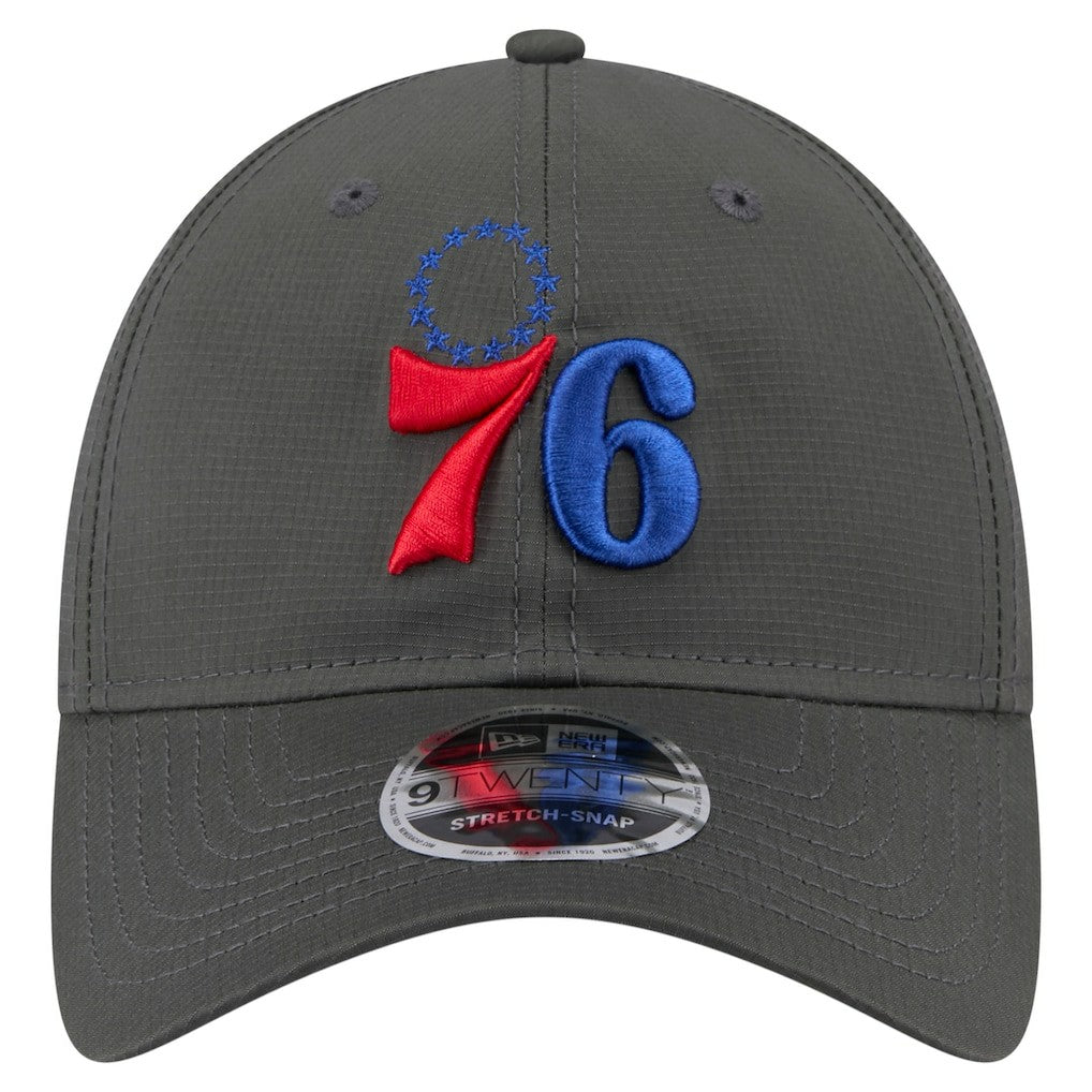 Philadelphia 76ers Active Ripstop 9TWENTY Adjustable Hat - Charcoal on sale