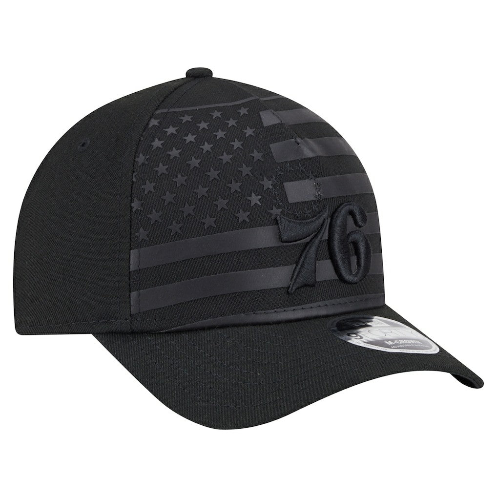 Philadelphia 76ers Game Day Flag A-Frame 9FORTY Adjustable Hat - Black sale