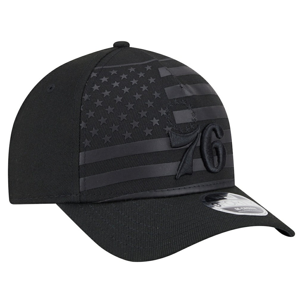 Philadelphia 76ers Game Day Flag A-Frame 9FORTY Adjustable Hat - Black sale