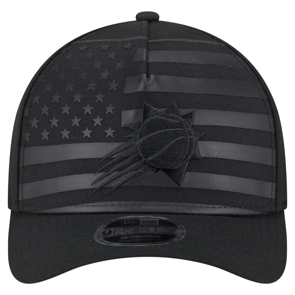 Phoenix Suns Game Day Flag A-Frame 9FORTY Adjustable Hat - Black discount