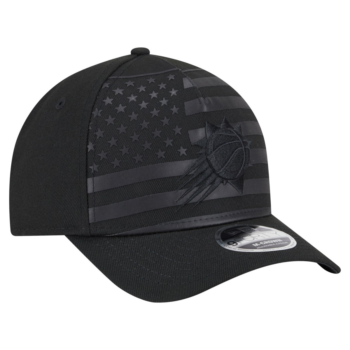 Phoenix Suns Game Day Flag A-Frame 9FORTY Adjustable Hat - Black discount