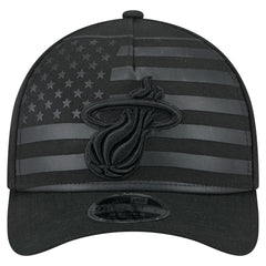 Miami Heat Game Day Flag A-Frame 9FORTY Adjustable Hat - Black discount