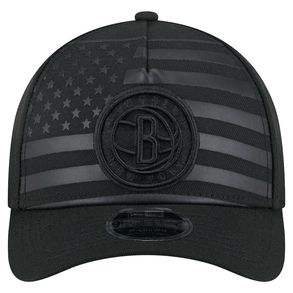 Brooklyn Nets Game Day Flag A-Frame 9FORTY Adjustable Hat - Black online