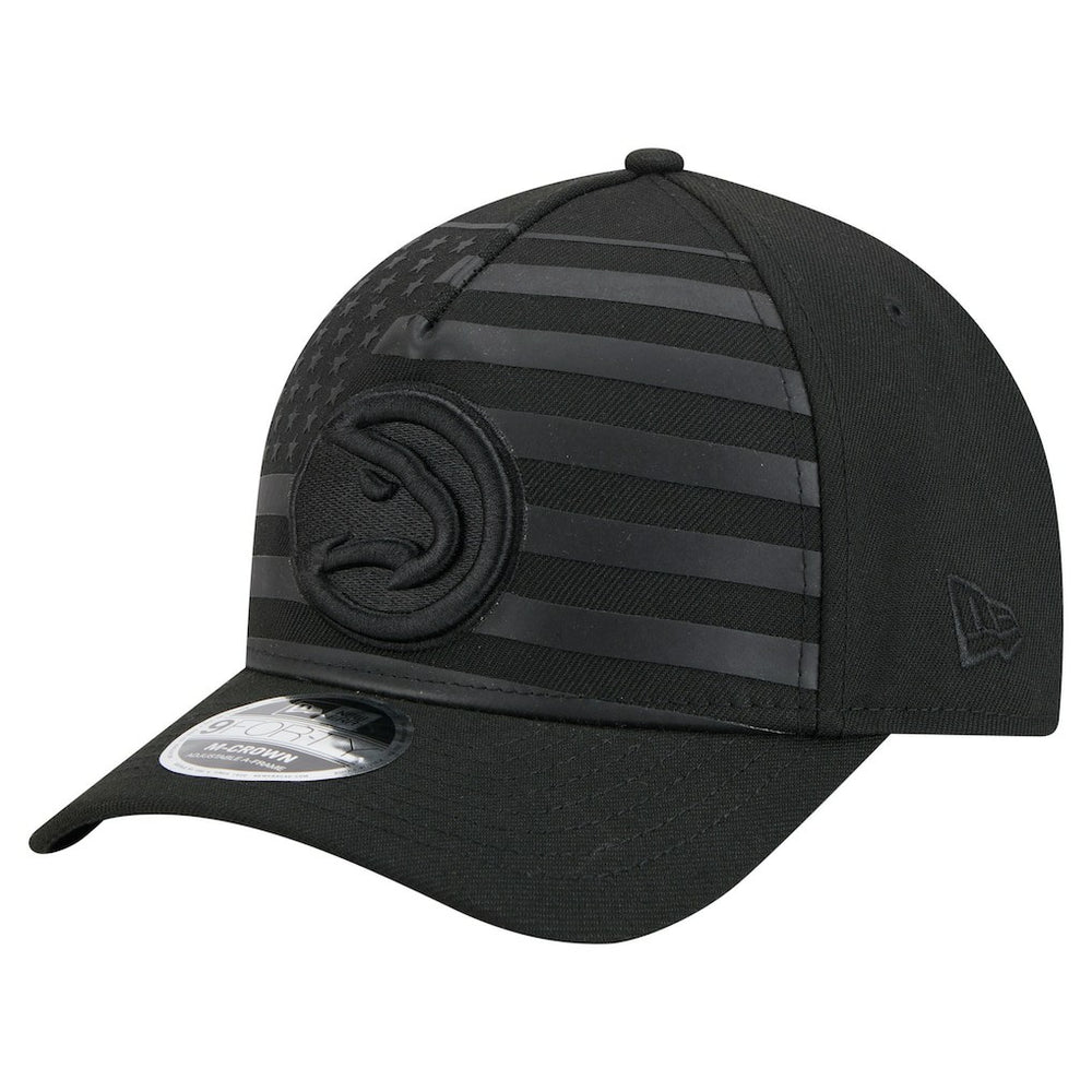 Atlanta Hawks Game Day Flag A-Frame 9FORTY Adjustable Hat - Black outlet