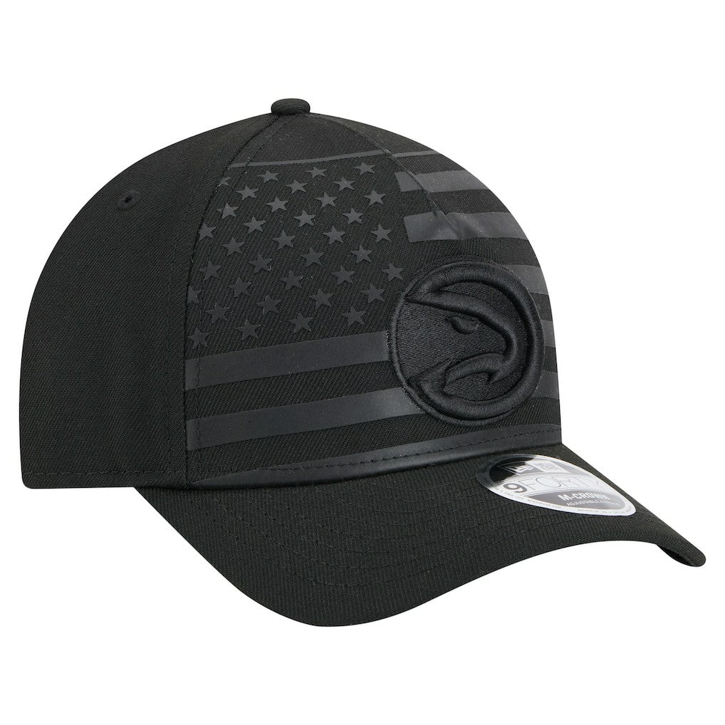 Atlanta Hawks Game Day Flag A-Frame 9FORTY Adjustable Hat - Black outlet