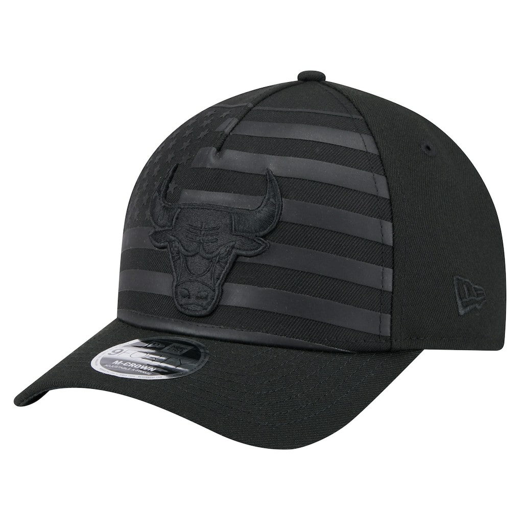 Chicago Bulls Game Day Flag A-Frame 9FORTY Adjustable Hat - Black on sale