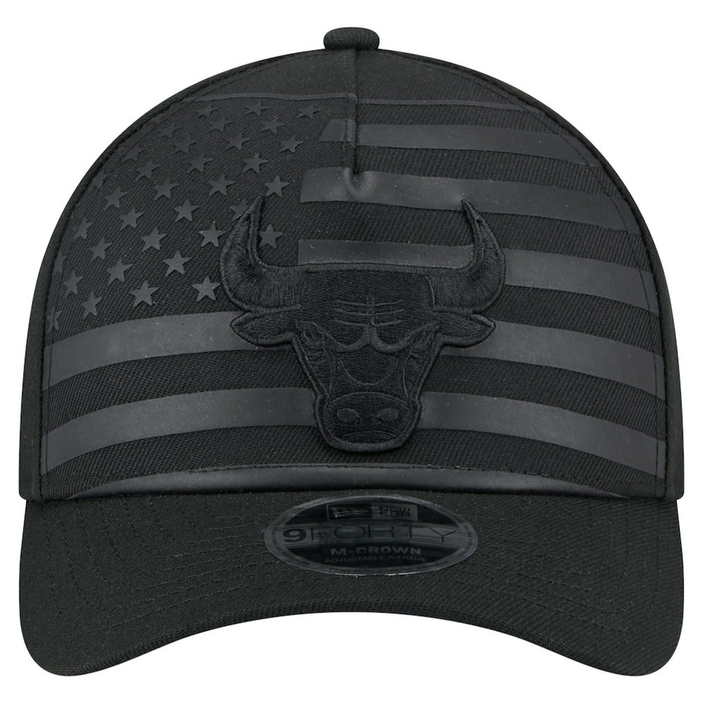 Chicago Bulls Game Day Flag A-Frame 9FORTY Adjustable Hat - Black on sale