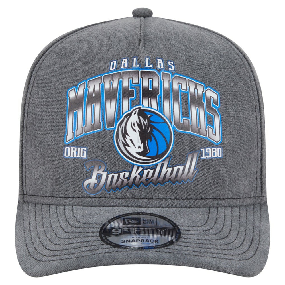 Dallas Mavericks Throwback Washed Pre-Curved 9FIFTY Snapback Hat sale - Charcoal cheap