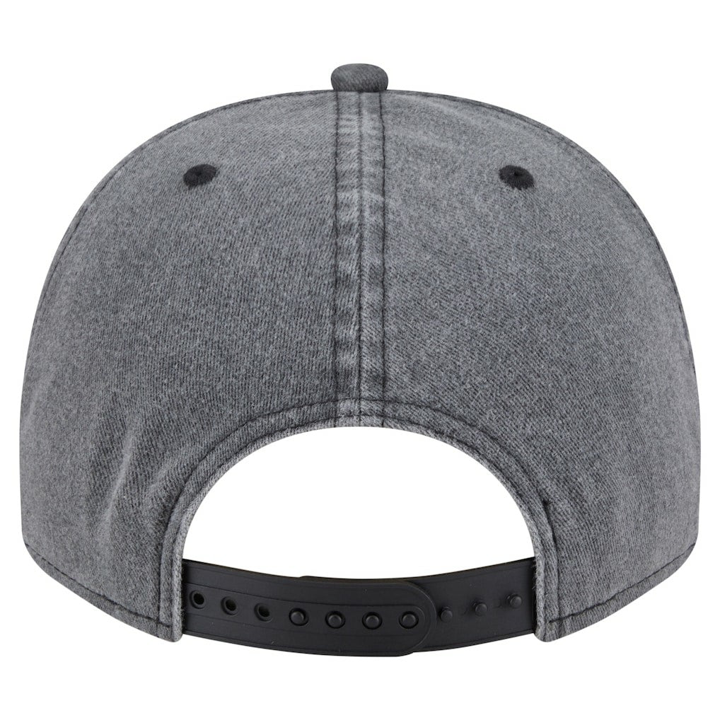 Philadelphia 76ers Throwback Washed Pre-Curved 9FIFTY Snapback Hat - Charcoal cheap