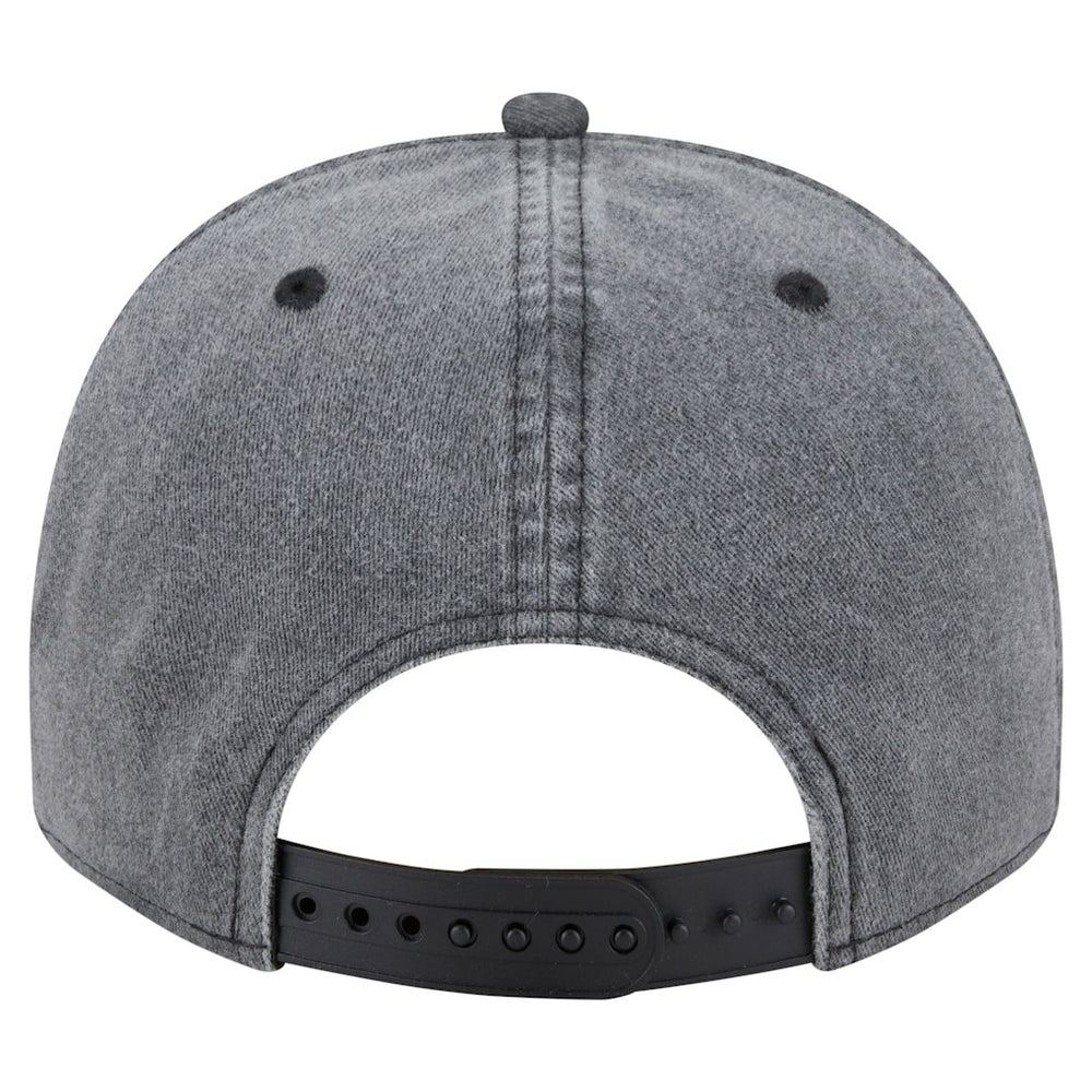 Brooklyn Nets Throwback Washed Pre-Curved 9FIFTY Snapback Hat - Charcoal outlet