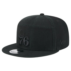 Philadelphia 76ers Adventure Canvas Split Panel 9FIFTY Snapback Hat - Black shop