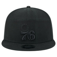 Philadelphia 76ers Adventure Canvas Split Panel 9FIFTY Snapback Hat - Black shop