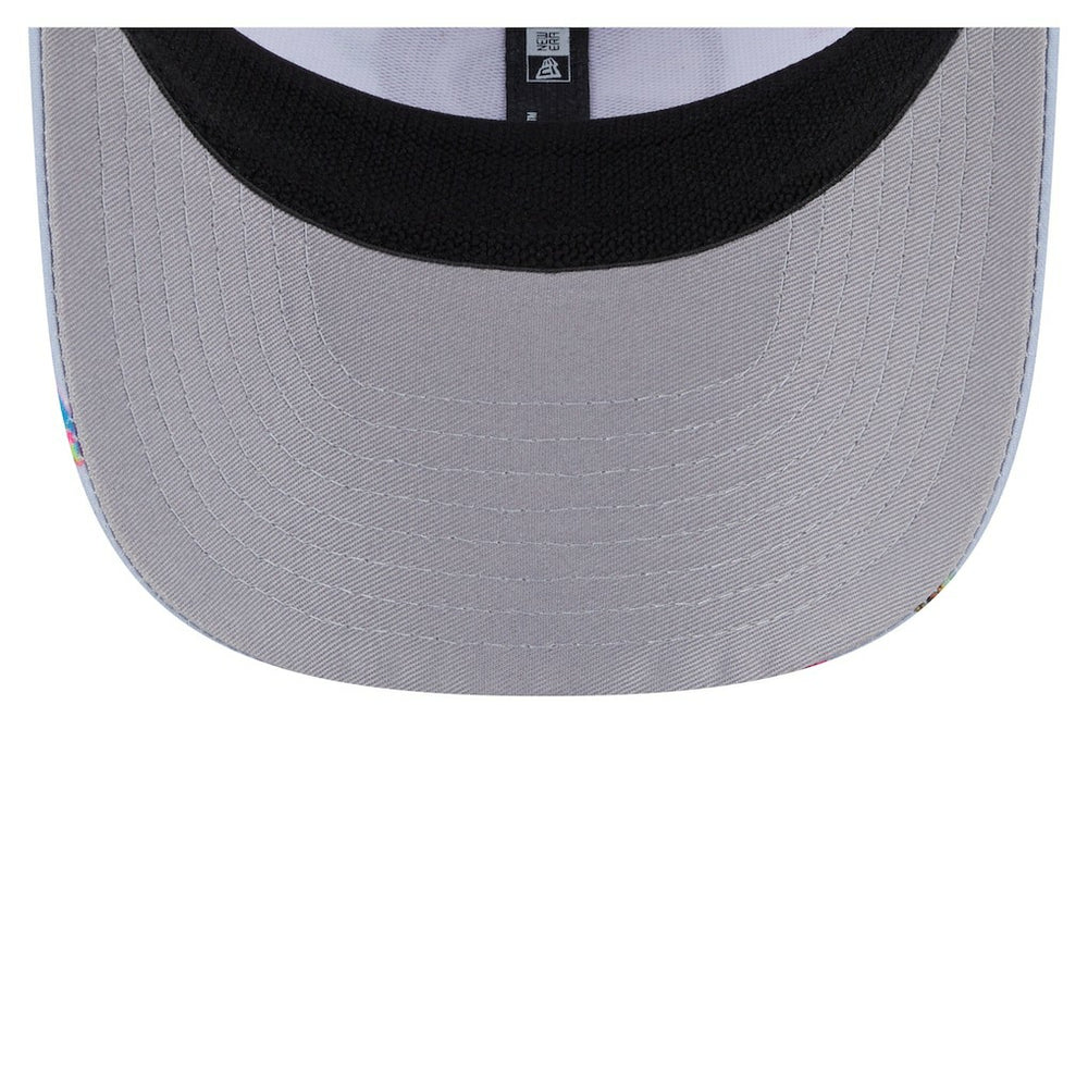 Atlanta Hawks Adventure Aloha Pattern 9SEVENTY Stretch-Snap Hat - Light Blue/Gray shop