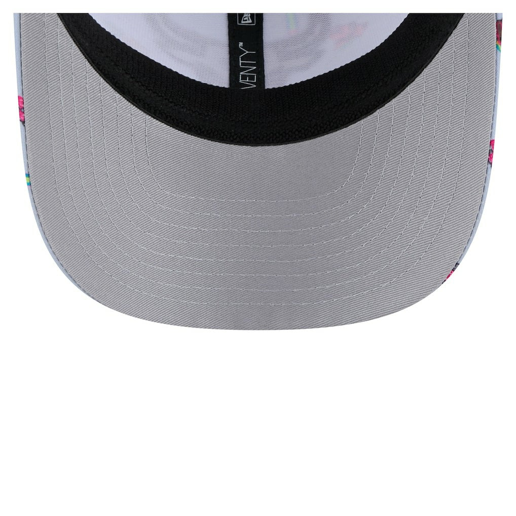 Chicago Bulls Adventure Aloha Pattern 9SEVENTY Stretch-Snap Hat - Light Blue/Gray for sale
