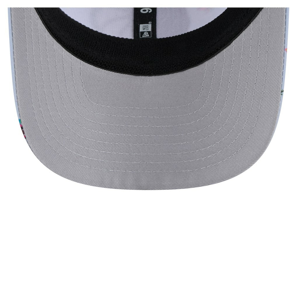 Dallas Mavericks Adventure Aloha Pattern 9SEVENTY Stretch-Snap Hat sale - Light Blue/Gray on sale