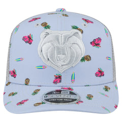 Memphis Grizzlies Adventure Aloha Pattern 9SEVENTY Stretch-Snap Hat - Light Blue/Gray online