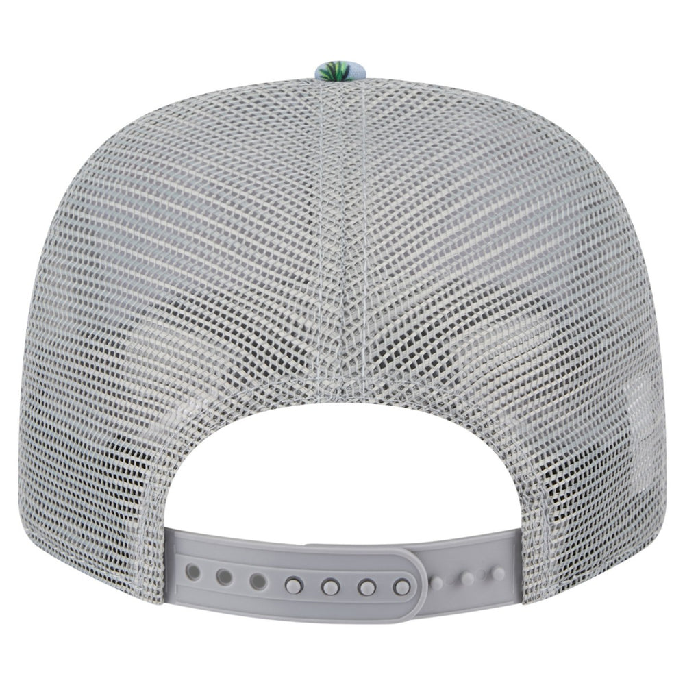 Miami Heat Adventure Aloha Pattern 9SEVENTY Stretch-Snap Hat - Light Blue/Gray outlet