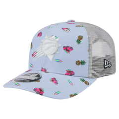Phoenix Suns Adventure Aloha Pattern 9SEVENTY Stretch-Snap Hat - Light Blue/Gray shop