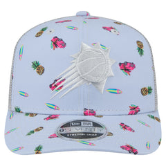 Phoenix Suns Adventure Aloha Pattern 9SEVENTY Stretch-Snap Hat - Light Blue/Gray shop