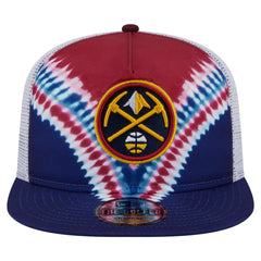 Denver Nuggets Throwback Dye Golfer Snapback Hat sale - Navy/Red shop