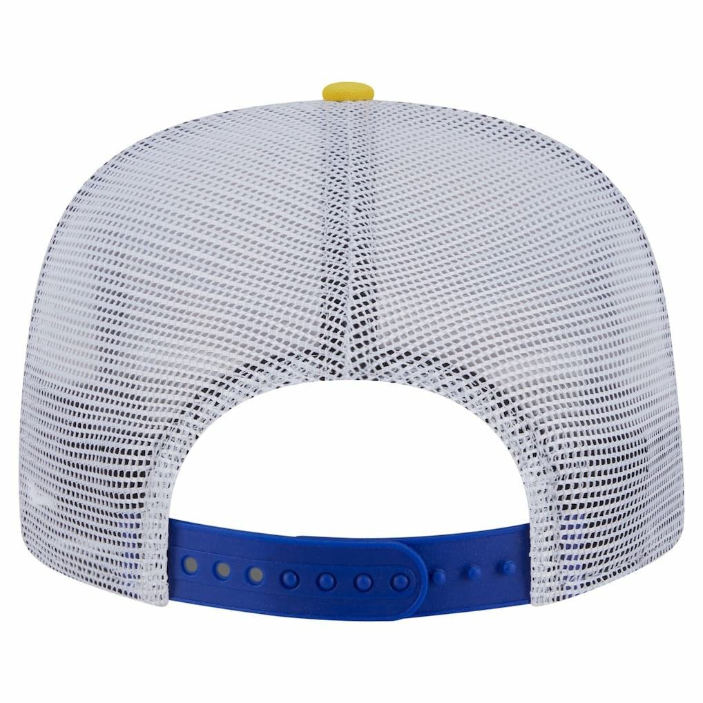 Golden State Warriors Throwback Dye Golfer Snapback Hat sale - Royal/Gold for sale
