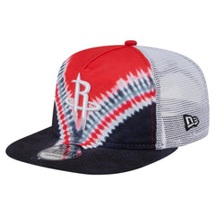 Houston Rockets Throwback Dye Golfer Snapback Hat sale - Black/Red cheap