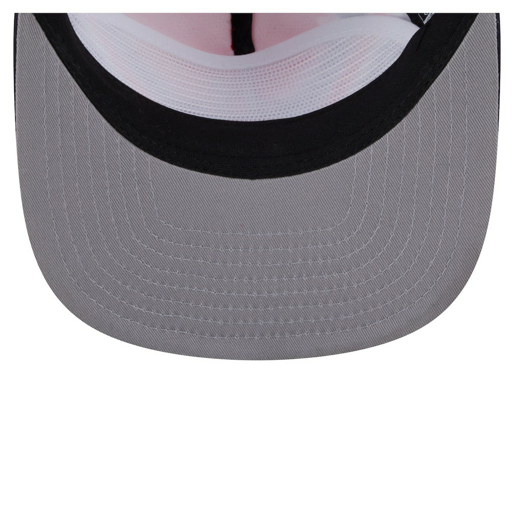 Houston Rockets Throwback Dye Golfer Snapback Hat sale - Black/Red cheap