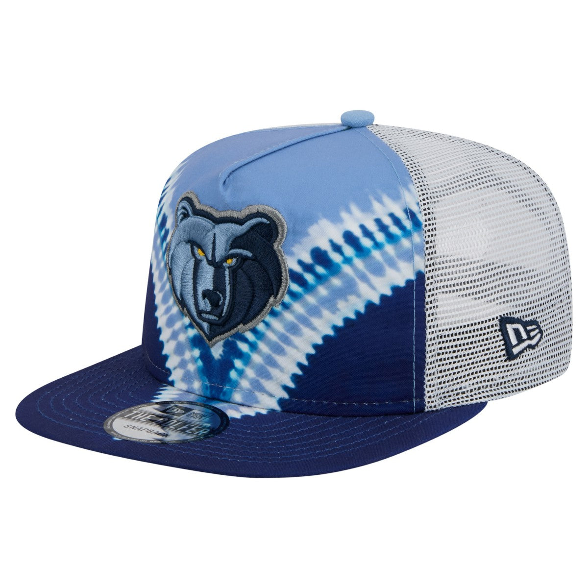 Memphis Grizzlies Throwback Dye Golfer Snapback Hat - Navy/Light Blue shop