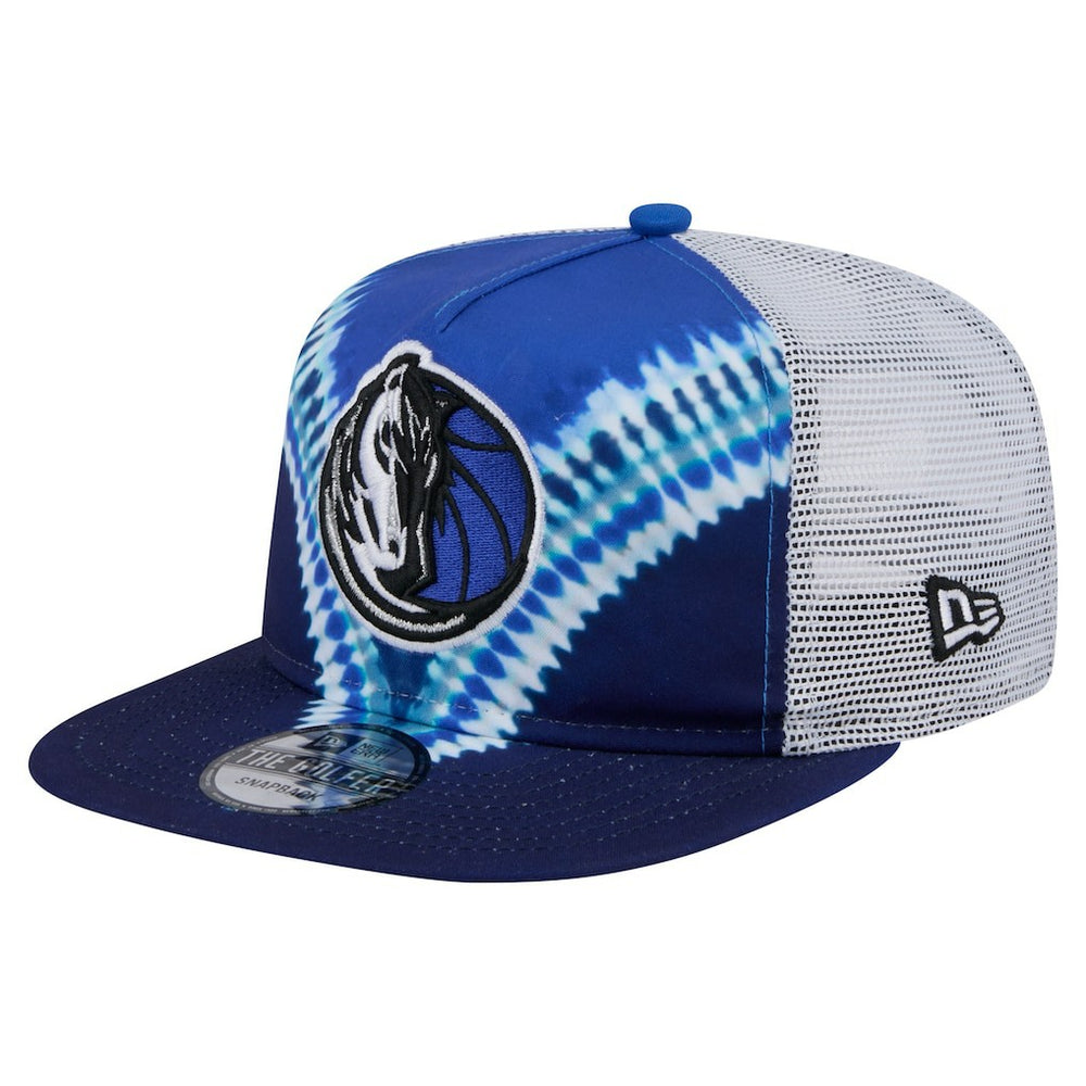 Dallas Mavericks Throwback Dye Golfer Snapback Hat sale - Navy/Blue cheap