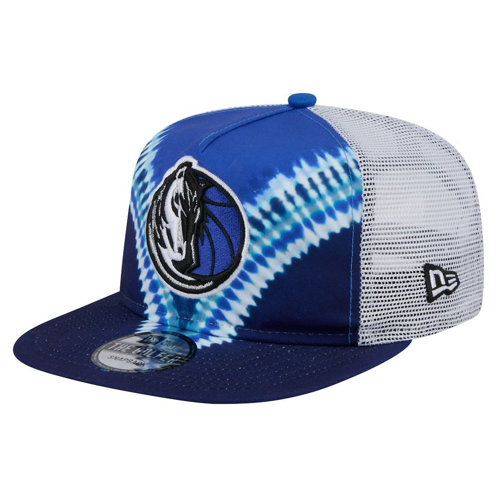 Dallas Mavericks Throwback Dye Golfer Snapback Hat sale - Navy/Blue cheap