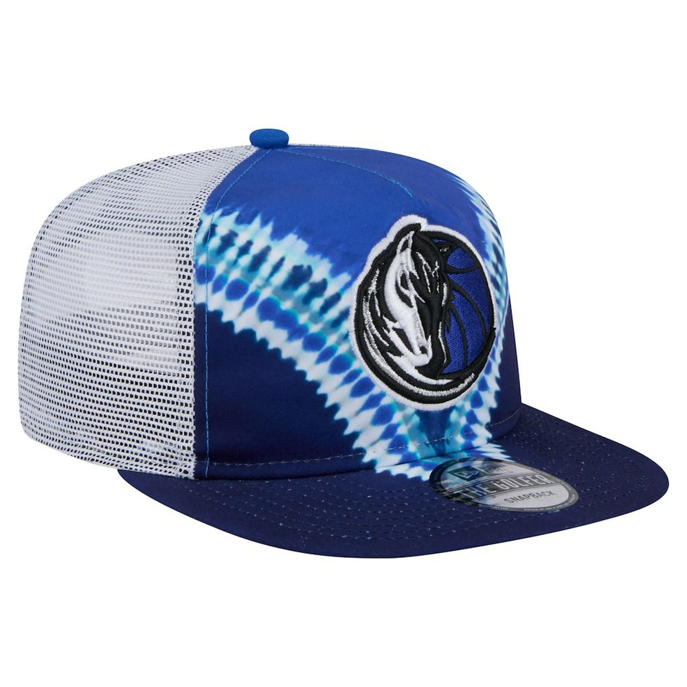 Dallas Mavericks Throwback Dye Golfer Snapback Hat sale - Navy/Blue cheap