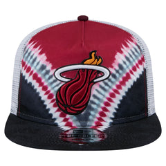 Miami Heat Throwback Dye Golfer Snapback Hat - Black/Red online