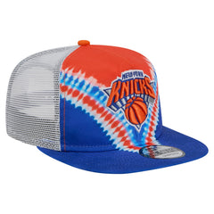 New York Knicks Throwback Dye Golfer Snapback Hat - Blue/Orange shop