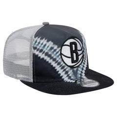 Brooklyn Nets Throwback Dye Golfer Snapback Hat - Black/Gray shop