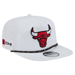 Chicago Bulls Performance Rope Golfer Adjustable Hat - White shop