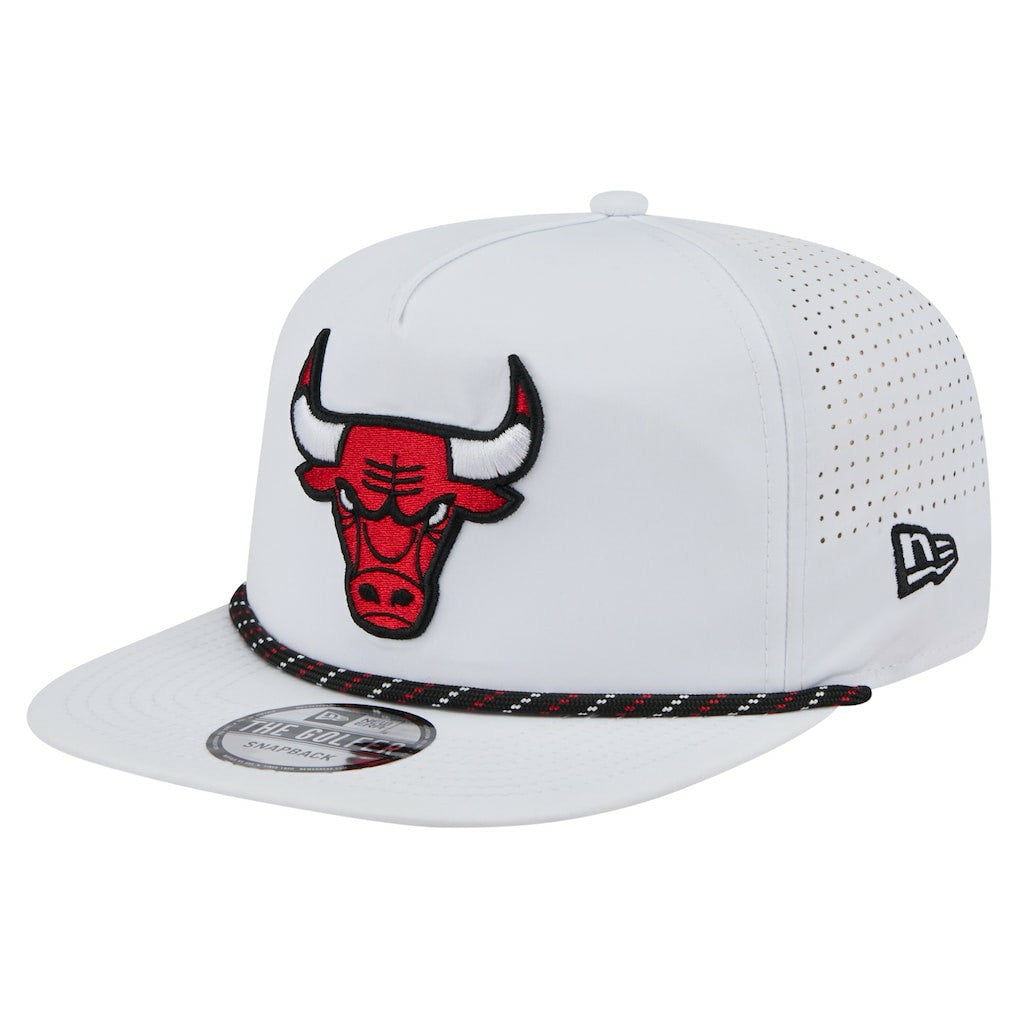 Chicago Bulls Performance Rope Golfer Adjustable Hat - White shop