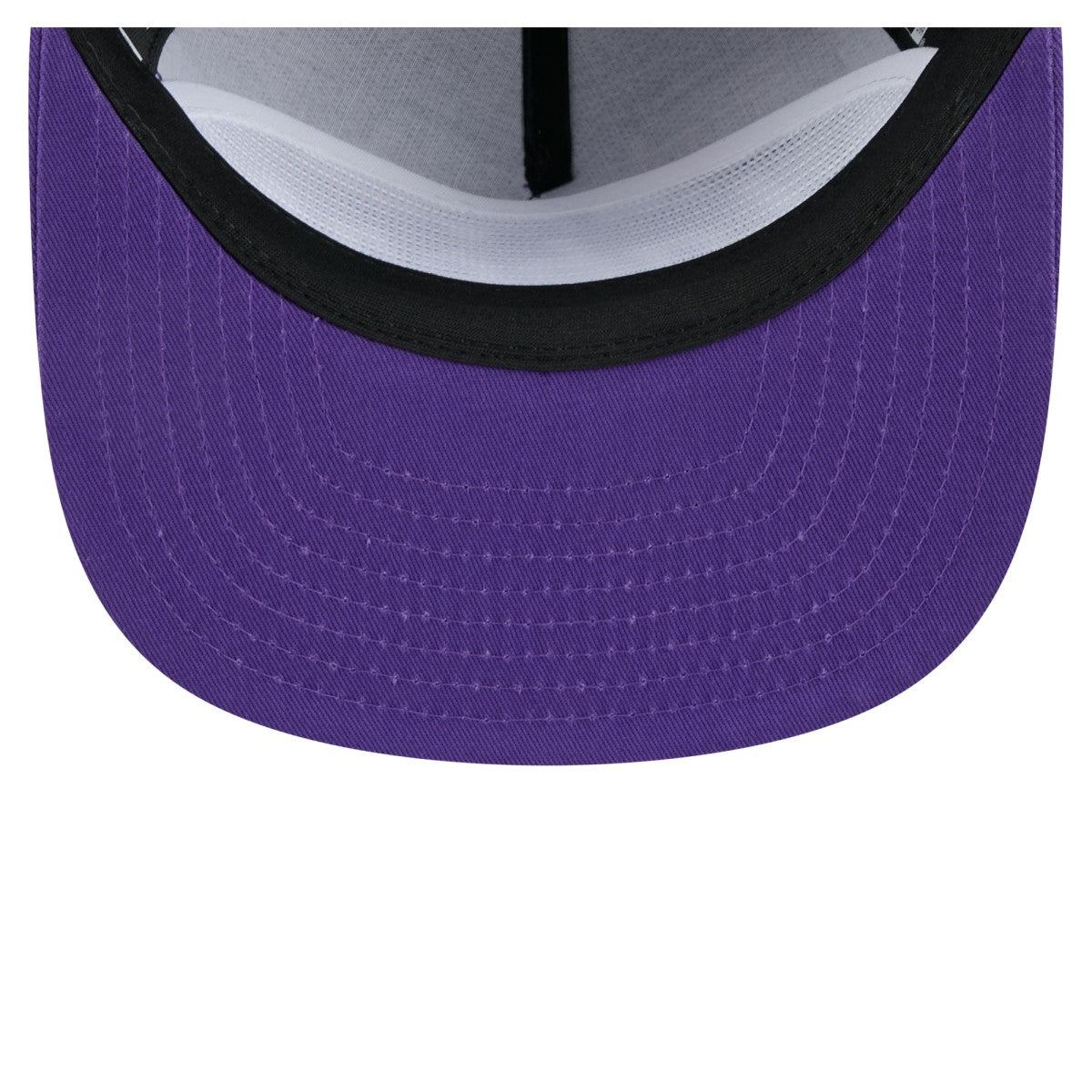 Los Angeles Lakers Team Text Golfer Snapback Hat - Purple sale