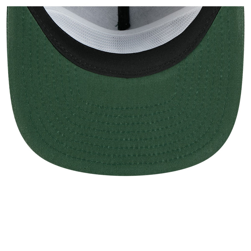 Milwaukee Bucks Team Text Golfer Snapback Hat - Hunter Green on sale